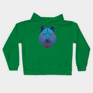 Wolf Face Kids Hoodie